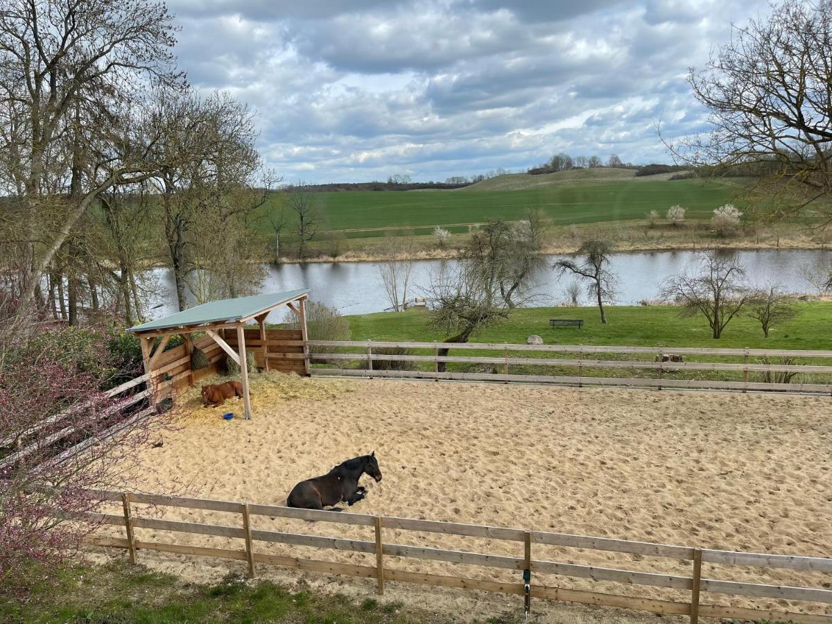Ferienwohnung Mit Kamin Und Traumhafter Dachterrasse Mit Weitblick In Die Natur Neu Gaarz Экстерьер фото